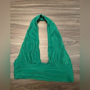 SHEIN Emerald Halter Neck Tank Top size L